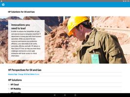 HP Solutions - Oil and Gas 포스터