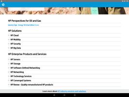 HP Solutions - Oil and Gas capture d'écran 1