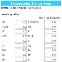Poster Hydroponics for Lettuce