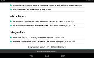 HPE Datacenter Care capture d'écran 2