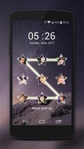 Lock screen pattern photo اسکرین شاٹ 3