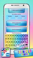 Dream Color Keyboard Plakat