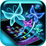 Neon Butterfly Lock Screen icon