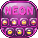 Neon Pink Keyboard Themes APK