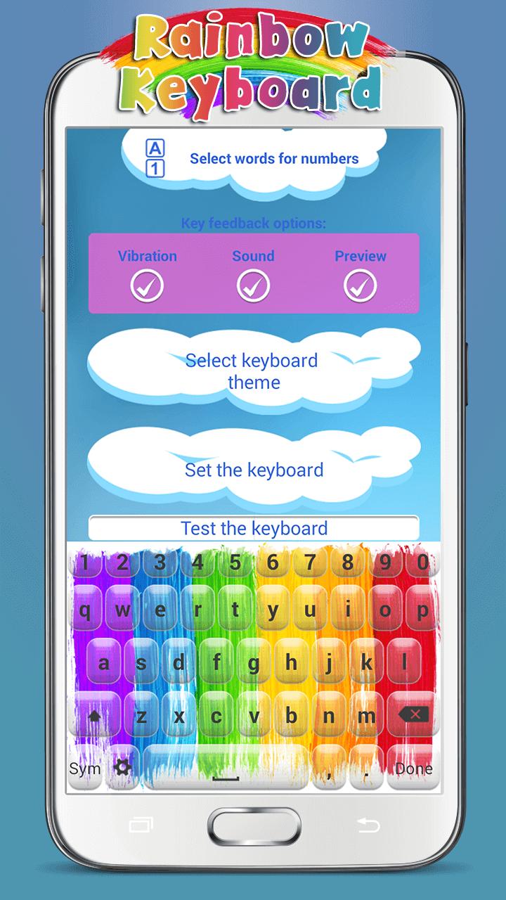 bereik Voorbijganger Fantastisch Regenboog Toetsenbord for Android - APK Download