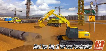 Heavy Excavator Construction S
