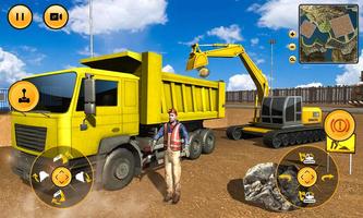 Heavy Excavator Construction S تصوير الشاشة 3