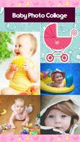 Collage de photos pour bébés Affiche