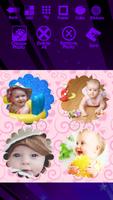 Baby Photo Collage syot layar 1