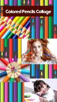 Crayons de couleurs photo col Affiche