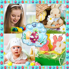 Collage de photo de Pâques icône