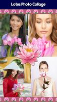 Lotus photo collage Affiche