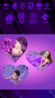 Purple Photo Collage syot layar 1