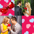 Romantic Photo Collage-icoon