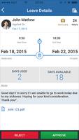 SAP Leave Request and Approval スクリーンショット 3