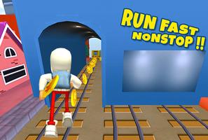 3D Subway Rail Dash Run poster