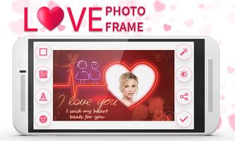 Love Photo Frames Affiche