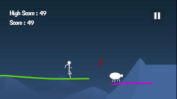 Stickman Runner syot layar 1