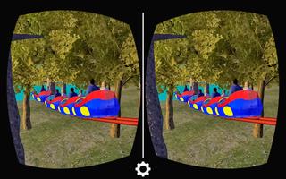 VR Forest Roller Coaster پوسٹر