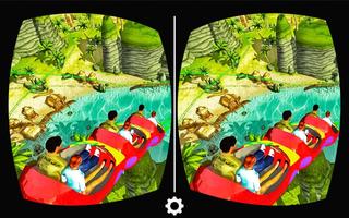 VR Real Island Roller Coaster Affiche