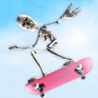 Skeleton Skate Free Skateboard 아이콘