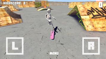 Skeleton Skate Free Skateboard screenshot 2