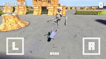 Skeleton Skate Free Skateboard captura de pantalla 3