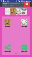 Bracelet and Necklace Affiche