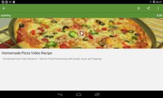 Recettes Pizza Vidéos HD ✔ capture d'écran 2