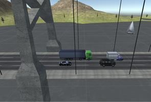 3D Autocar Driving: Bridge capture d'écran 1