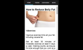 How To Lose Belly Fat Affiche