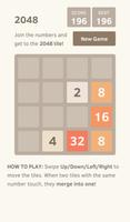 2048 free puzzle game - 무료 숫자 퍼즐 게임 (2016) স্ক্রিনশট 1