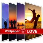 Live wallpaper for love أيقونة