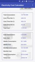 برنامه‌نما Electricity Cost Calculator عکس از صفحه