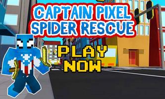 Captain Pixel Spider Rescue скриншот 1