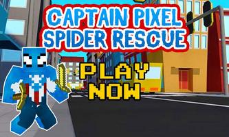 Captain Pixel Spider Rescue स्क्रीनशॉट 3