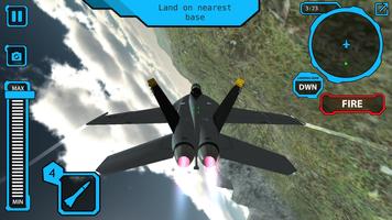 F18 Jet Fighter Simulator 3D ảnh chụp màn hình 1
