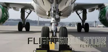 飛行機の3Dフライトシュミレータ