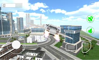 برنامه‌نما Flying Car Sim عکس از صفحه