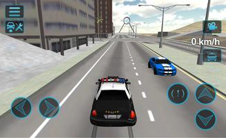 Fast Police Car Driving 3D постер