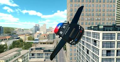 Flying Police Car Simulator Cartaz