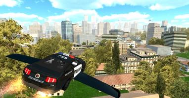 Flying Police Car Simulator ảnh chụp màn hình 1