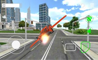 برنامه‌نما Flying Car 3D عکس از صفحه