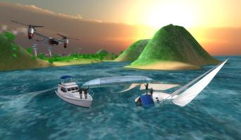 Airplane Helicopter Pilot 3D capture d'écran 3