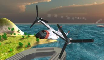 Airplane Helicopter Pilot 3D capture d'écran 2