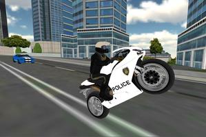 Police Moto Bike Simulator 3D Cartaz