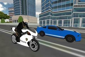 Police Moto Bike Simulator 3D imagem de tela 3