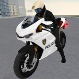 Police Motorbike Simulator 3D icône