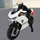 Police Motorbike Simulator 3D आइकन