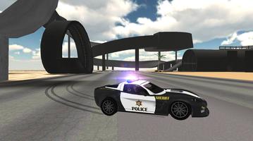 Condução carro polícia imagem de tela 1